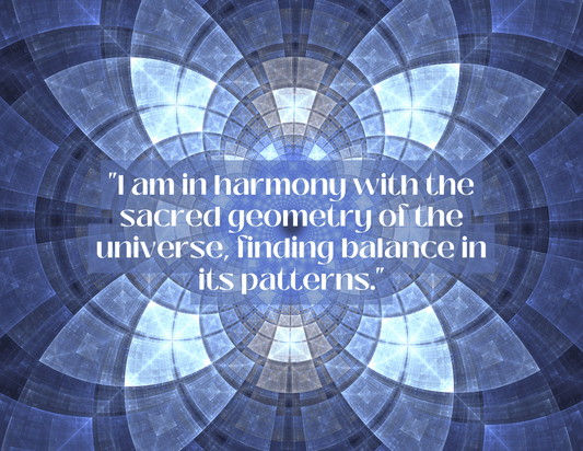 Sacred Geometry Affirmations FREE Download - Witches Ink LTD - O/A Crystals and Sun Signs