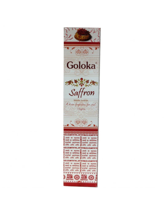 Goloka Saffron Incense - Witches Ink LTD - O/A Crystals and Sun Signs