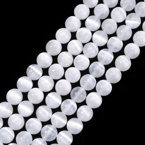 Selenite Gemstone Beads | Alberta Bead Store