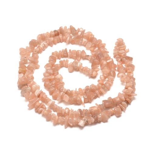 Sunstone Gemstone Chip Bead | Crystals and Sun Signs Co