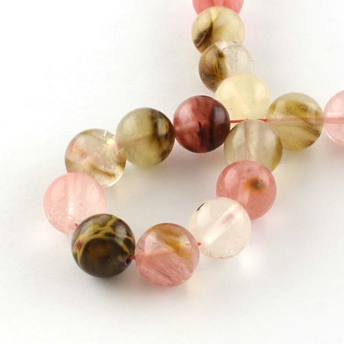 Tigerskin Glass Beads | Crystals and Sun Signs Co