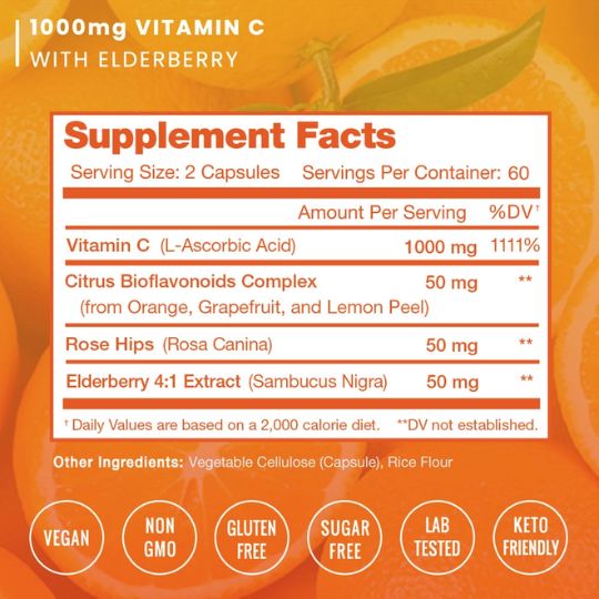 NutraChamps - Vitamin C Supplement - Witches Ink LTD - O/A Crystals and Sun Signs