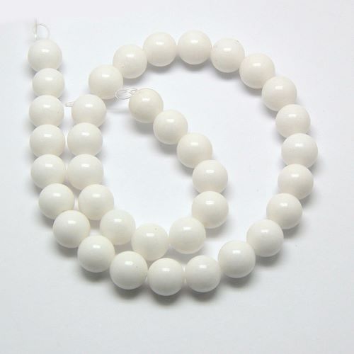 White Jade Gemstone Bead | Alberta Bead Store