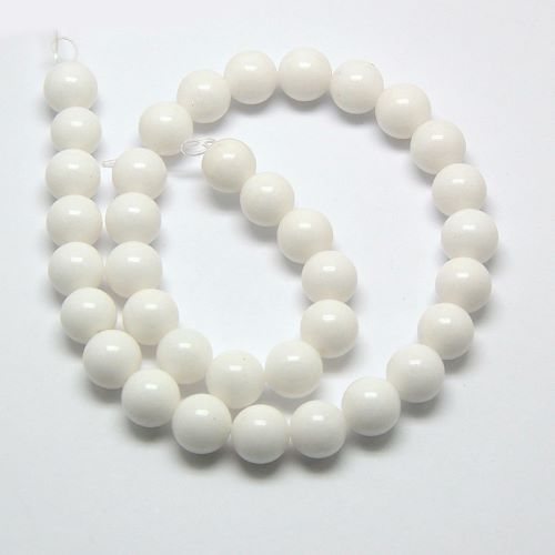 White Malaysia Jade Gemstone Beads - All Sizes - Witches Ink LTD - O/A Crystals and Sun Signs