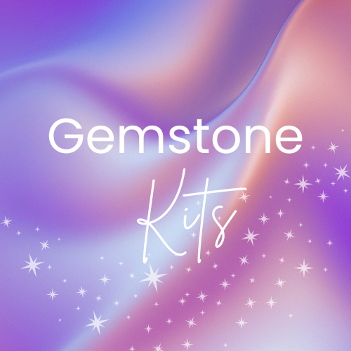 Gemstone Kits with info card and affirmation