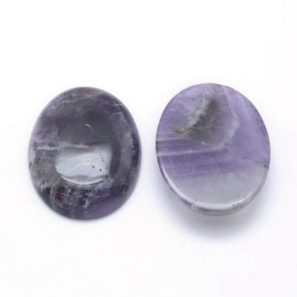 Amethyst Gemstone Cabochon Oval Shape | Crystals and Sun Signs Co