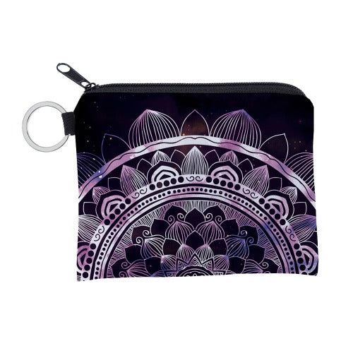 Mandala Small Zipper Pouch | Crystals and Sun Signs Co