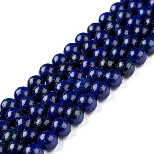Lapis Lazuli Gemstone Beads - Dyed - All Sizes - Premium Bead from Crystals and Sun Signs Co - Shop now at Witches Ink LTD