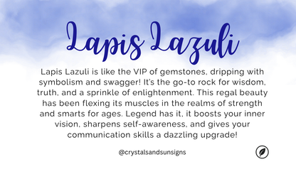 Lapis Lazuli Gemstone Bead Bracelet | The Stone of Intuition