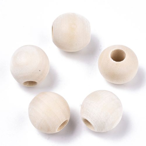 Macrame Wood Beads 18MM 6MM hole | Alberta Bead Store