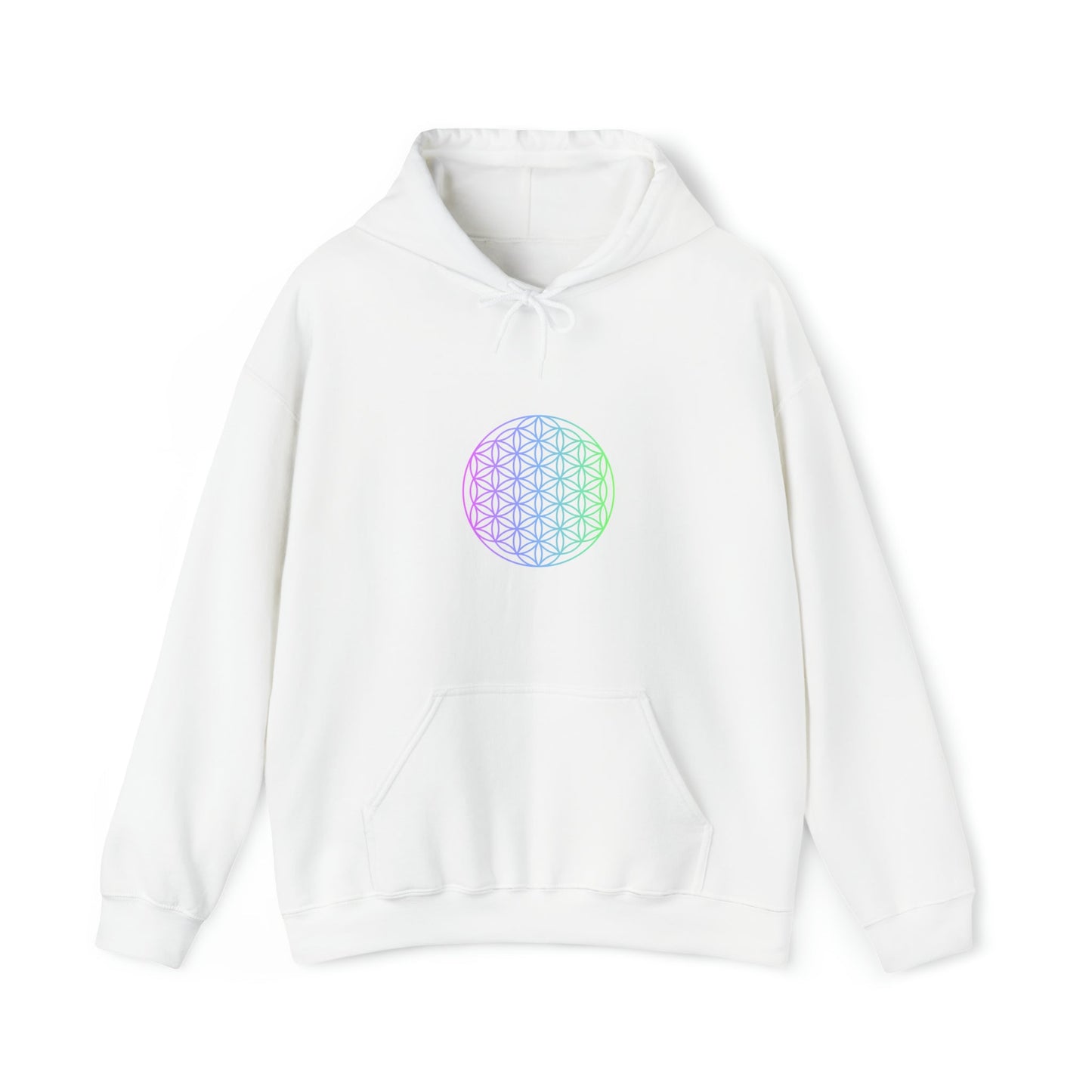 Dear Person in Front of Me... Flower of Life Hooded Sweatshirt - Premium Hoodie from Printify - Shop now at Crystals and Sun Signs Co