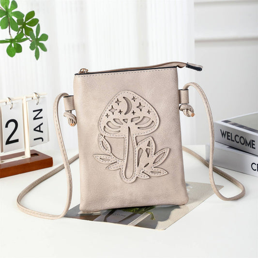 Mushroom Crossbody Bag Sand