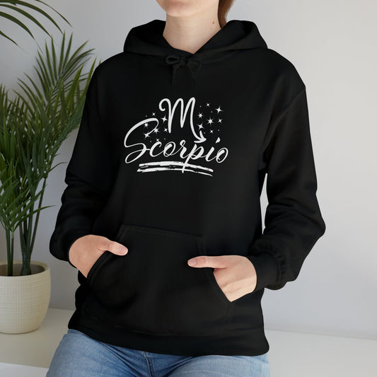 Scorpio Heavy Hooded Sweatshirt - Witches Ink LTD - O/A Crystals and Sun Signs