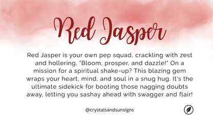 Red Jasper Gemstone Tumbled