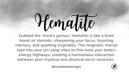 Hematite Gemstone Bead Bracelet | The Stone for Grounding