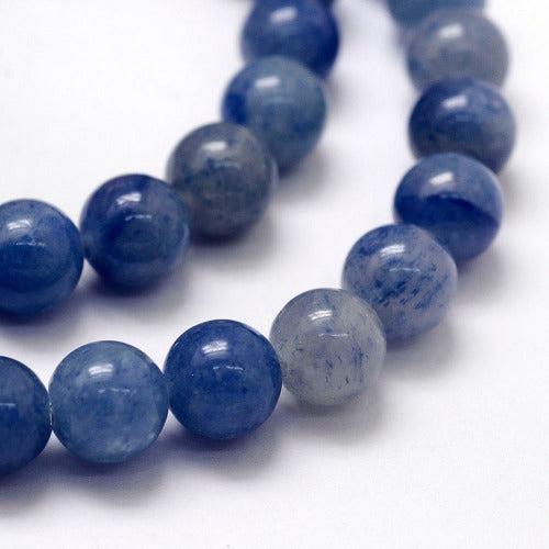 Blue Aventurine Gemstone Beads - All Sizes - Premium Beads from Crystals and Sun Signs Co - Shop now at Witches Ink LTD