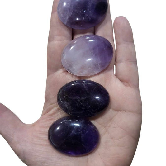 Amethyst Cabochon Oval Shape - Premium Cabochon from Crystals and Sun Signs Co - Shop now at Witches Ink LTD