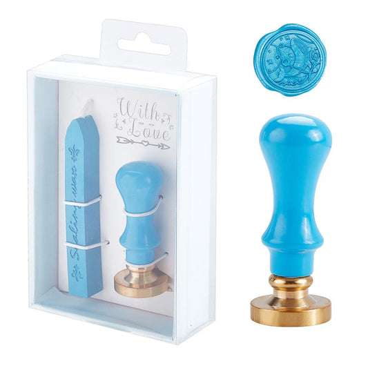 Wax Seal Box Kit with Wax and Stamp | Crystals and Sun Signs Co