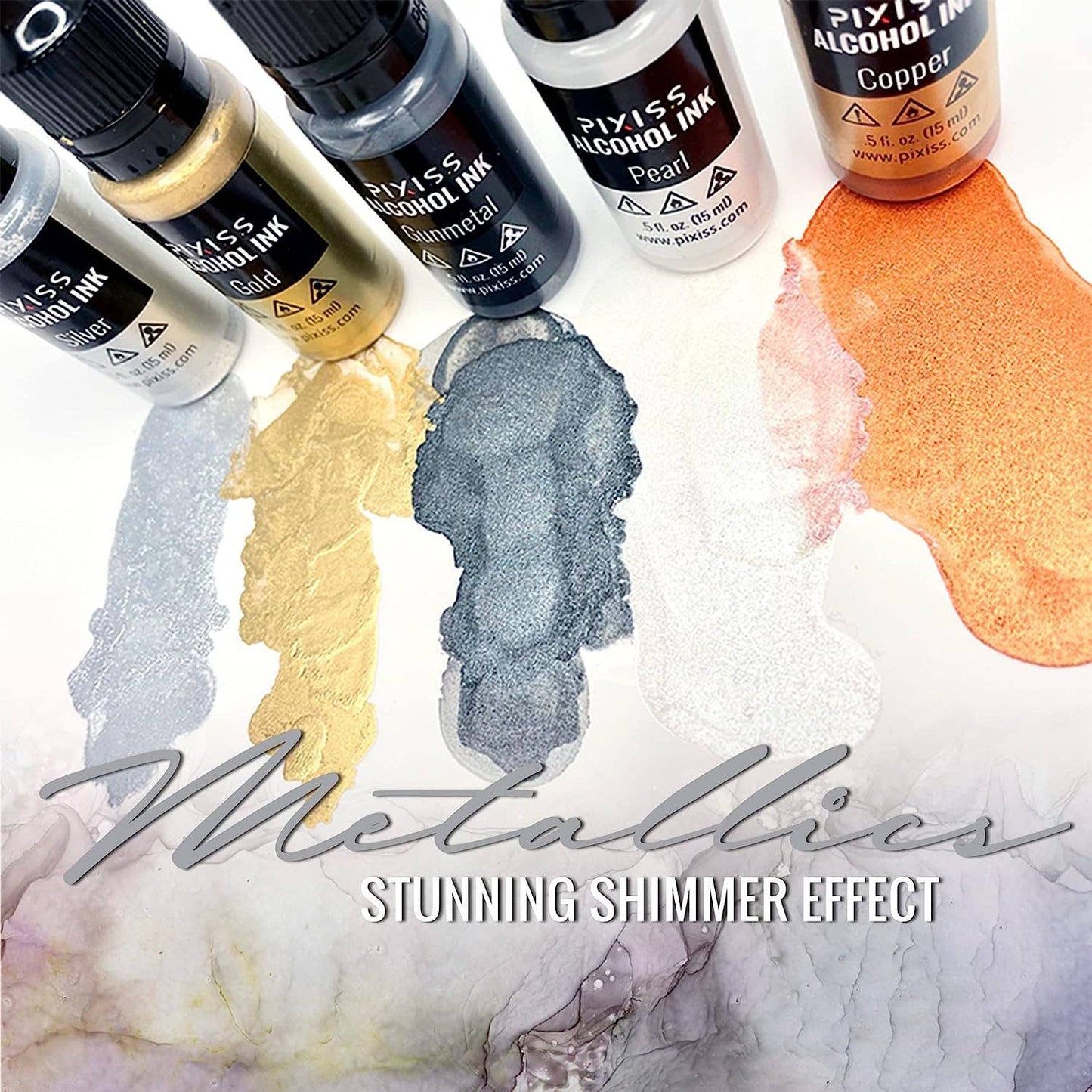 Metallic Alcohol Inks