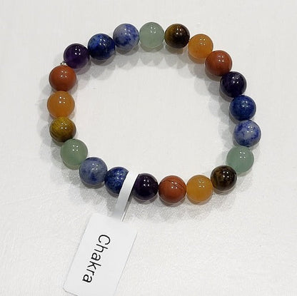 Chakra Balancing Bracelet - Witches Ink LTD - O/A Crystals and Sun Signs