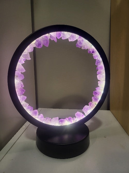 Gemstone LED Light Ring - Witches Ink LTD - O/A Crystals and Sun Signs