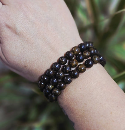 Bronzite Gemstone Bracelet | The Stone of Confidence