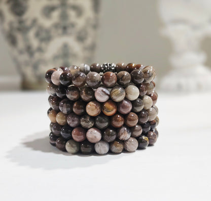 Petrified Wood Bracelet | The Stone of Stability