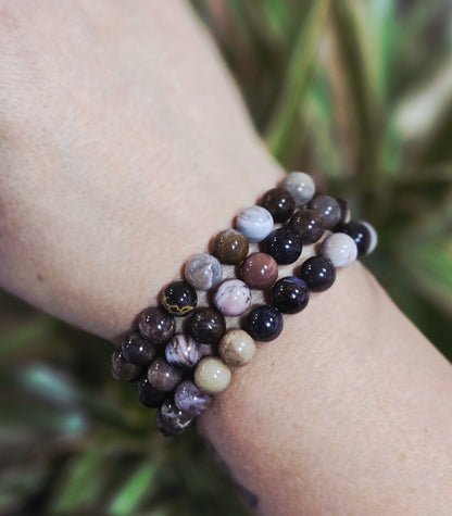 Petrified Wood Bracelet | The Stone of Stability
