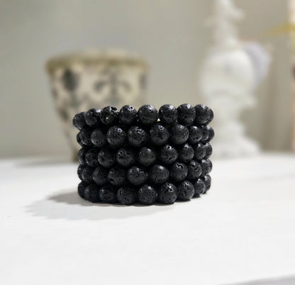 Lava Bead Bracelet | The Stone of Grounding