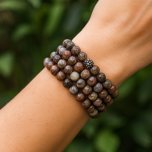 Petrified Wood Bracelet | The Stone of Stability