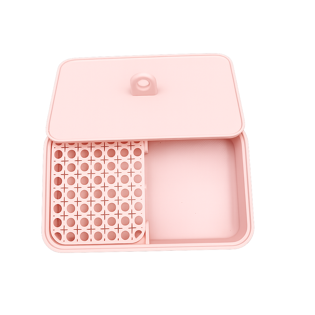 Polymer Clay Starch Tray Pink