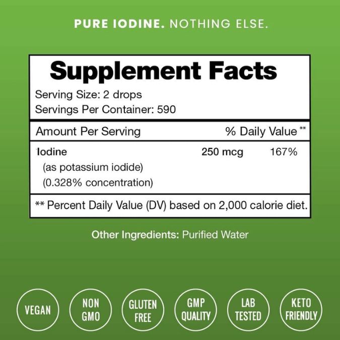 NutraChamps - Iodine Drops - Premium Supplement from NutraChamps - Shop now at Witches Ink LTD
