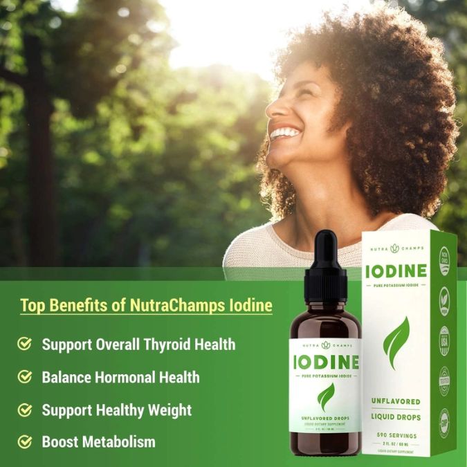 NutraChamps - Iodine Drops - Premium Supplement from NutraChamps - Shop now at Witches Ink LTD