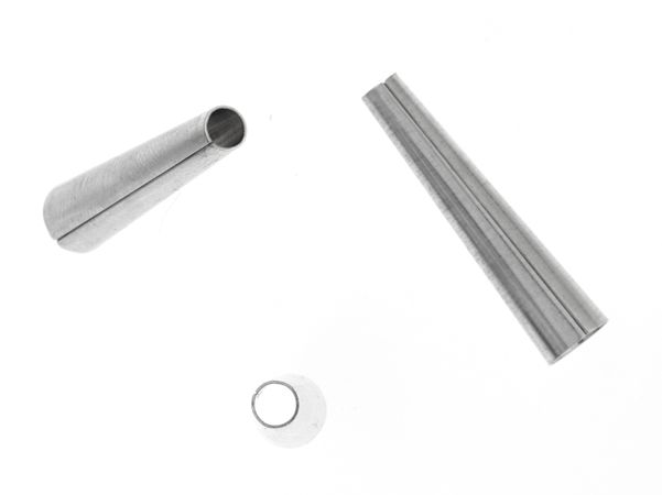Jingle Cone Aluminum 32mm Nickel Color LF/NF 10pc