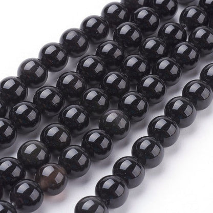 Obsidian Gemstone Bead | Alberta Bead Store