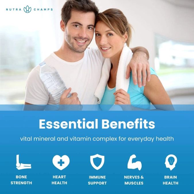 NutraChamps - Magnesium, Zinc & Vitamin D3 Supplement | NutraChamps