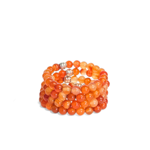 Carnelian Gemstone Bracelet - The Stone of Creativity | Crystals and Sun Signs Co