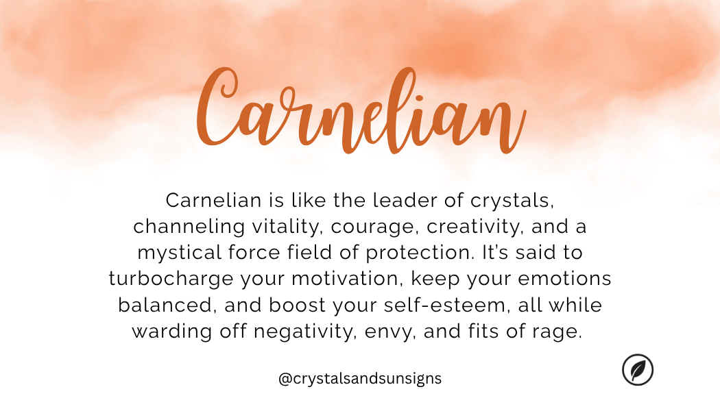 Carnelian Gemstone Bracelet - The Stone of Creativity