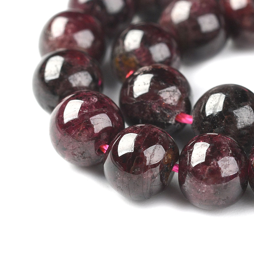 Garnet Gemstone Beads - All Sizes - Premium Beads from Crystals and Sun Signs Co - Shop now at Witches Ink LTD