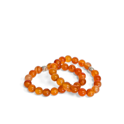 Carnelian Gemstone Bracelet - The Stone of Creativity | Crystals and Sun Signs Co