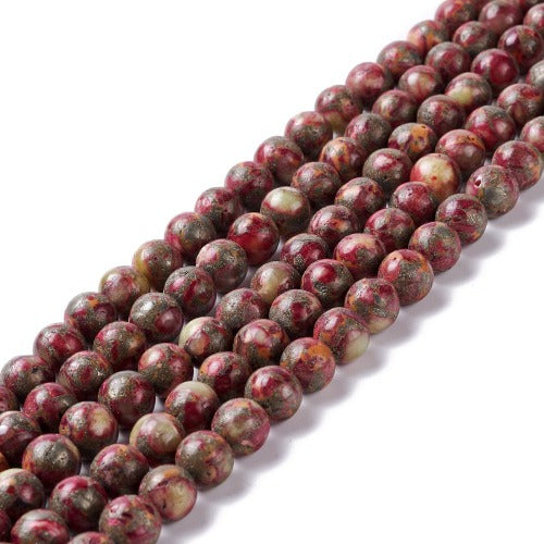Pyrite & Vesuvianite Gemstone Beads - Dyed - All Sizes | Crystals and Sun Signs Co