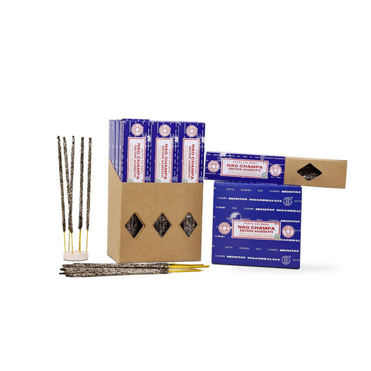 Satya Nag Champa Smudge Incense 25g - Crystals and Sun Signs