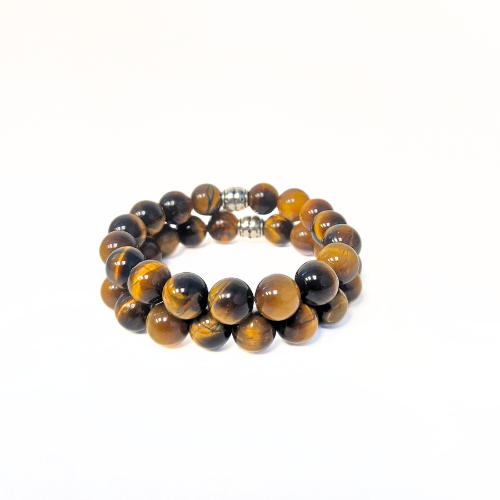 Tiger Eye Gemstone Bracelet - The Stone of Courage | Crystals and Sun Signs Co