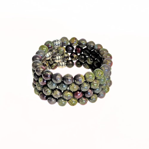 Dragons Blood Jasper Gemstone Bracelet - The Stone of Strength | Crystals and Sun Signs Co