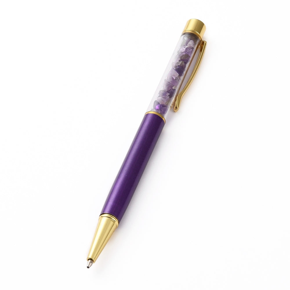 Gemstone Filled Pen | Crystals and Sun Signs Co