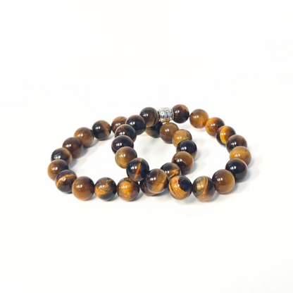 Tiger Eye Gemstone Bracelet - The Stone of Courage | Crystals and Sun Signs Co