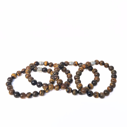 Tiger Eye Gemstone Bracelet - The Stone of Courage | Crystals and Sun Signs Co