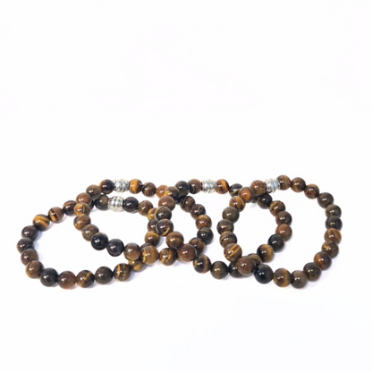 Tiger Eye Gemstone Bracelet - The Stone of Courage | Crystals and Sun Signs Co