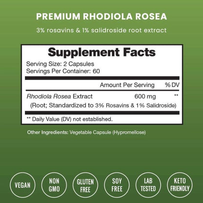 NutraChamps - Rhodiola Rosea Supplement | NutraChamps