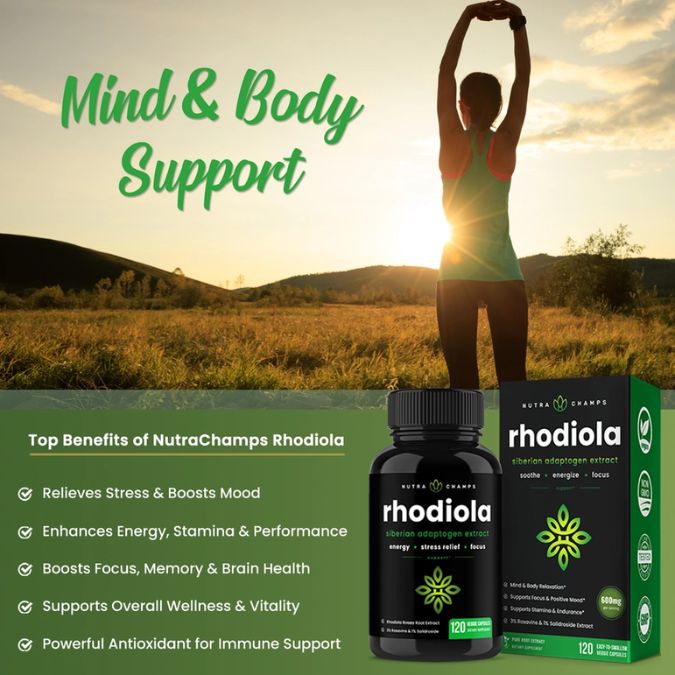 NutraChamps - Rhodiola Rosea Supplement | NutraChamps